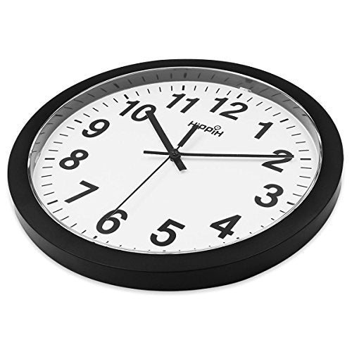 Hippih 12" Silent Decorative Clock Angle