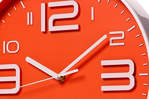 SonYo 10" Big 3D Number Quartz Silent Wall Clock Magnify2