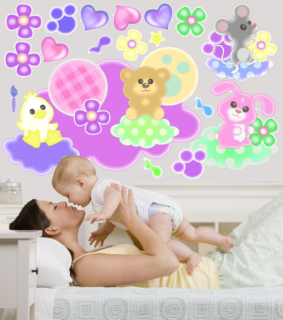 Murals2Go Dreamtime Nursery Wall Decals III