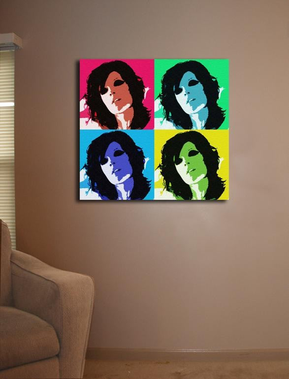 Parker Shirley Manson I Canvas Installed