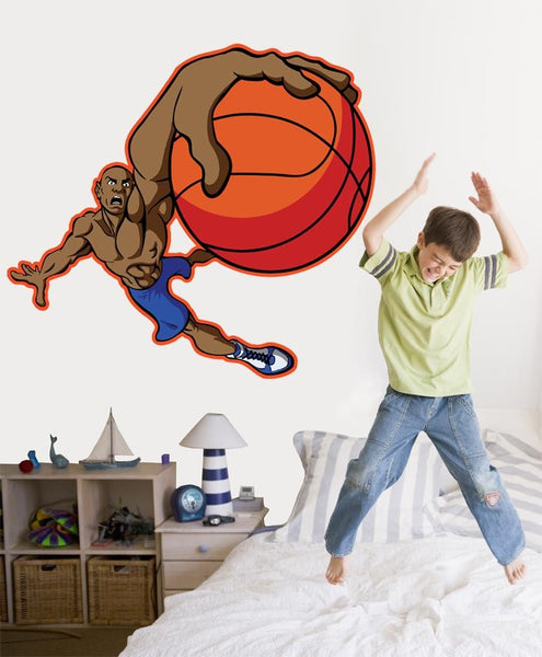 Winn Basketball Dunk Wall Decal Cutout