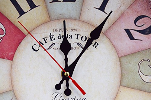 Grazing 12" Vintage Rustic Country Clock Magnify