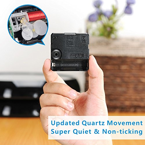 Plumeet 13" Silent Wall Clock Motor