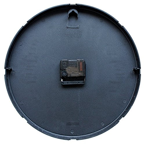 12" Wooden Look Office Wall Clock Back