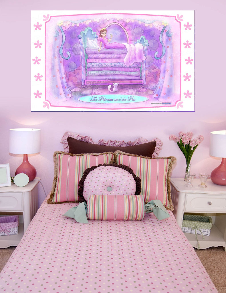 Murals2Go Princess Pea Glossy Poster