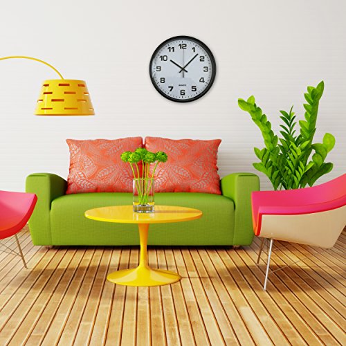 Elvoki 11.5" Wall Clock Installed