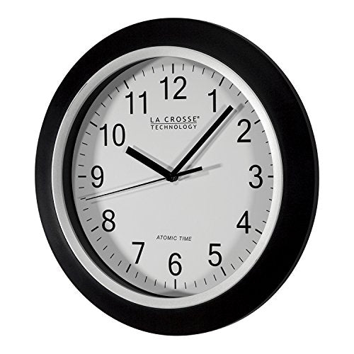 La Crosse Technology 10" Self-set Analog Wall Clock Angle