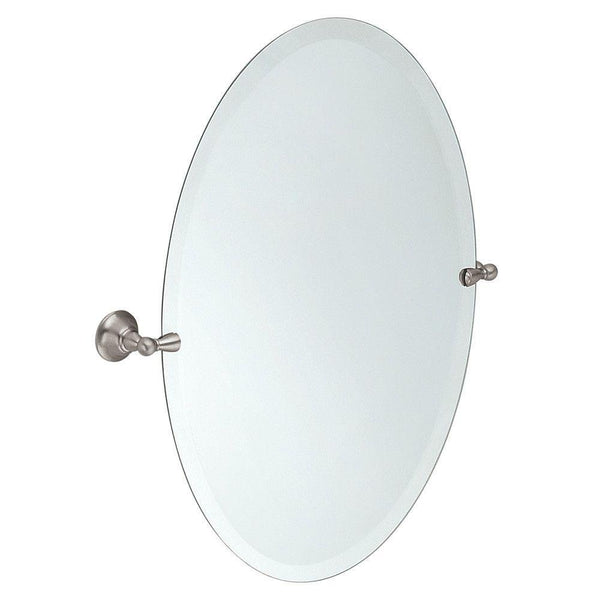 Moen Sage Bathroom Oval Tilting Mirror, 22" x 26"
