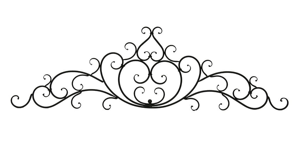Decorative Wrought Iron Metal Wall Art 15"x48"