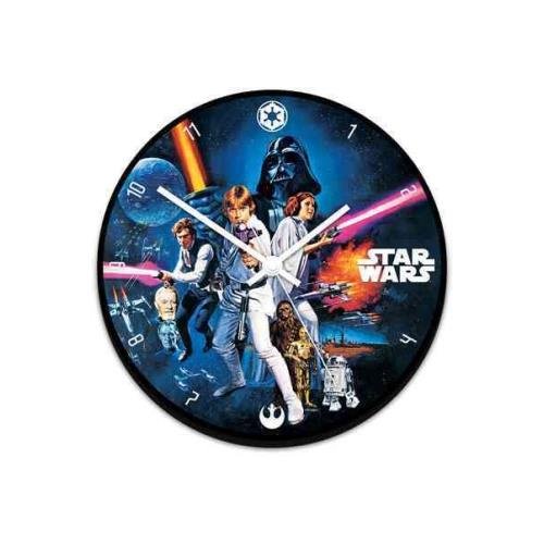Vandor Star Wars 13.5" Cordless Wood Wall Clock