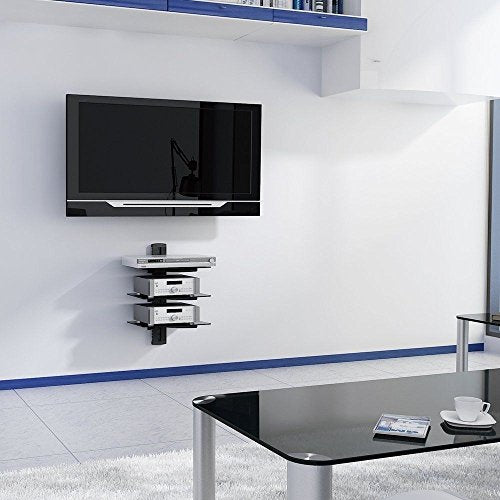 WALI 3 Floating Shelf with Strengthened Tempered Glass Installed