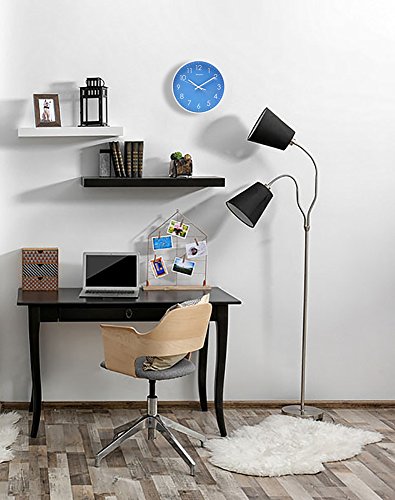 SonYo 10" Silent Quartz Modern Wall Clock Installed2