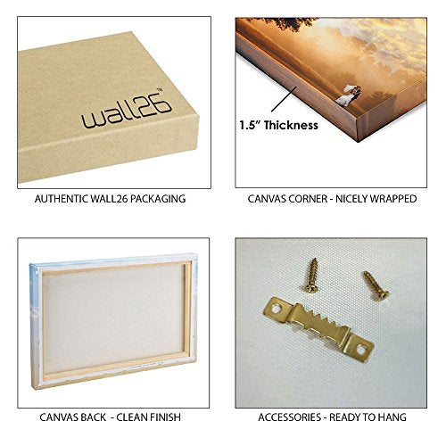 Wall26 - "There is Always Hope Balloon Girl" Canvas Print 12"x18"