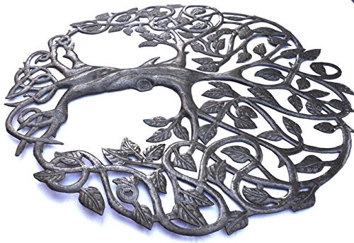 New Design Celtic Inspired Tree of Life, Metal Wall Art 23" X 23" Angle