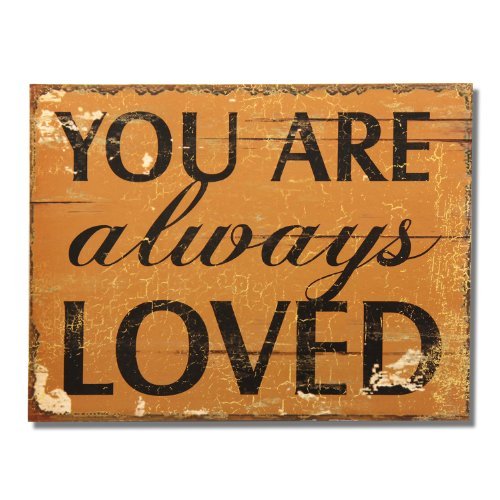 Adeco "You Are Always Loved" Wood Wall Plaque 10" x 14"