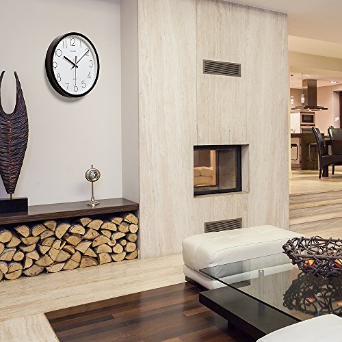 Plumeet 12" Silent Modern Wall Clock Installed