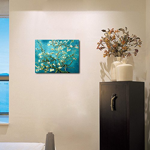 Wieco Art - Van Gogh Almond Blossom Giclee Canvas Print 12"x16"