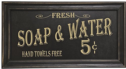 Vintage Bath Advertising Wall Art 7.5" x 14"