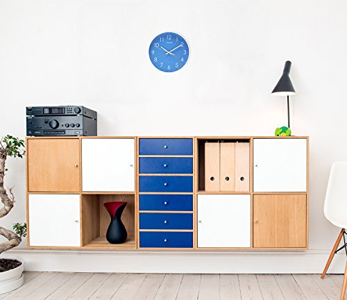 SonYo 10" Silent Quartz Modern Wall Clock Installed3