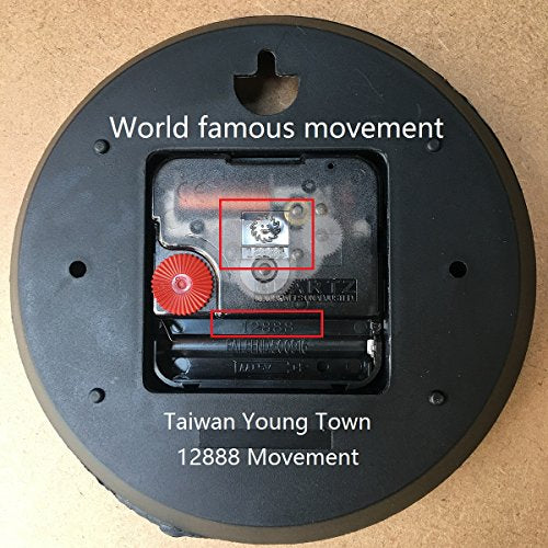 Yesee 12" Silent Wooden Clock Motor