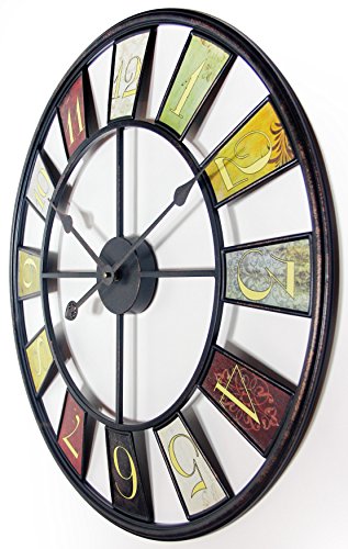 Infinity Instruments 24" Kaleidoscope Wall Clock Angle2