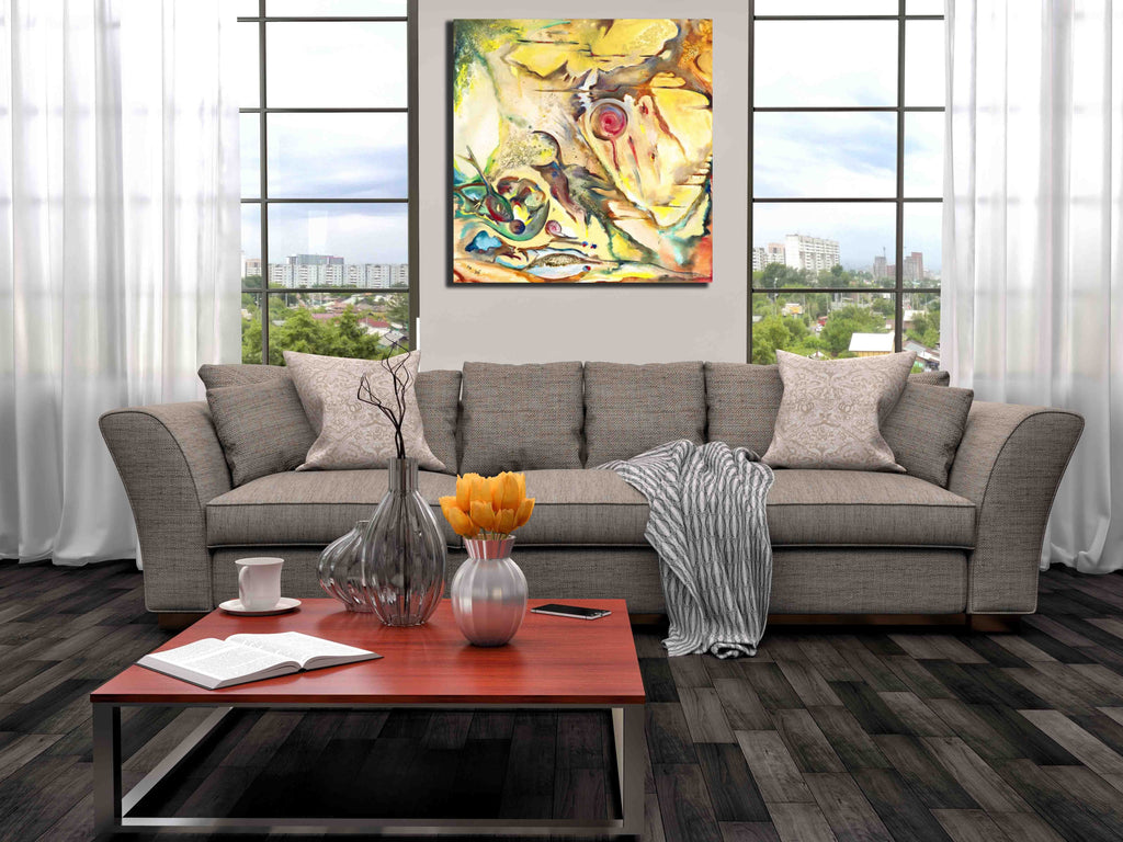 Yosi Amir XXXI Canvas Installed