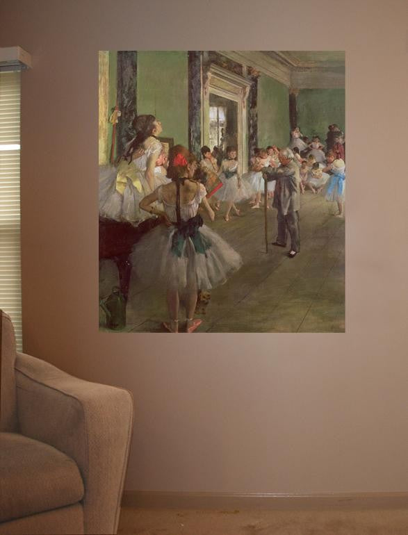 Degas "The Dancing Class" (19th) Glossy Poster