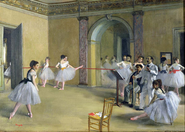 Degas "The Dance Foyer at the Opera on the rue Le Peletier" (1872) Wall Decal