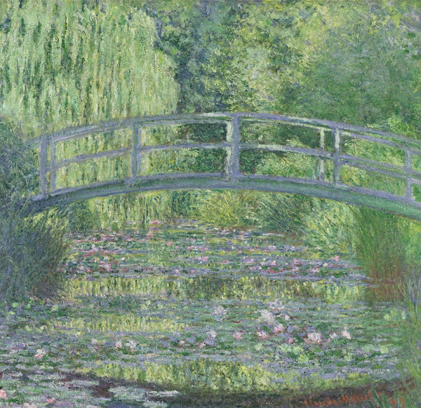 Monet "The Waterlily Pond" (1899) Wall Decal