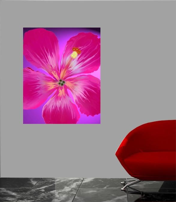 Pick "Small Tropical Pink" Wall Decal