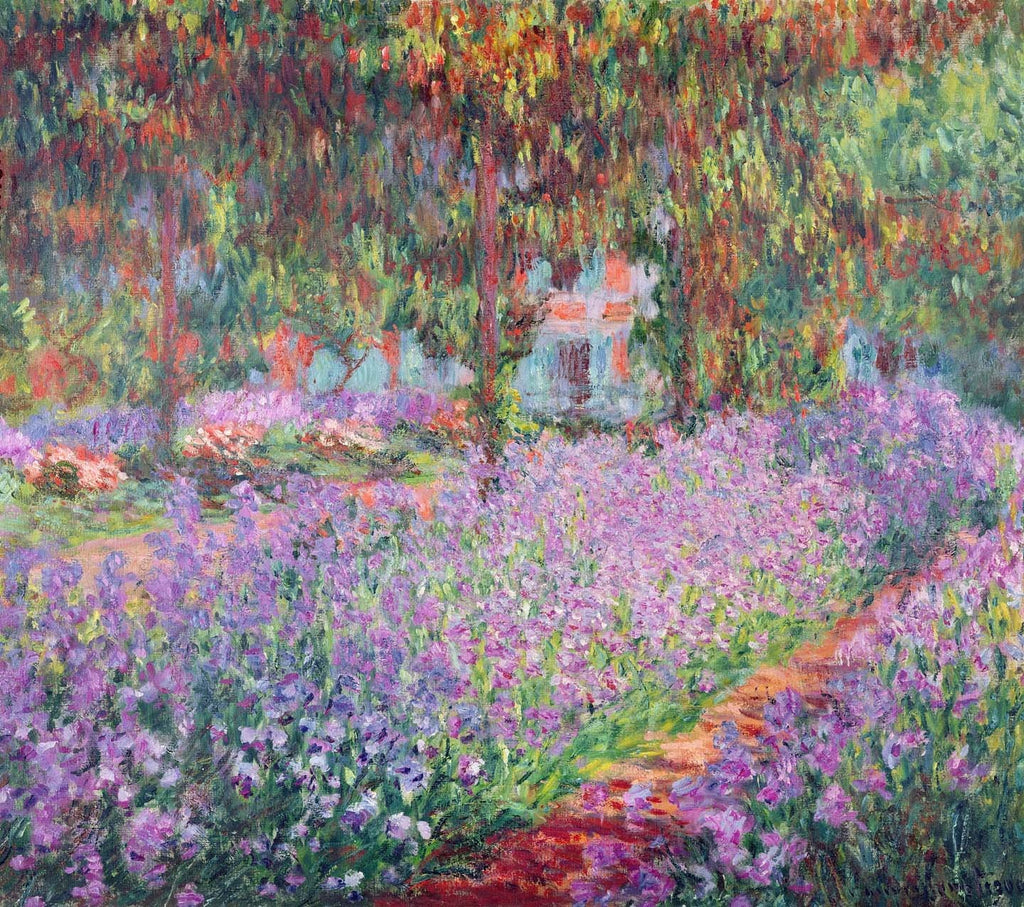 Monet "The Artist's Garden at Giverny" (1900) Wall Decal