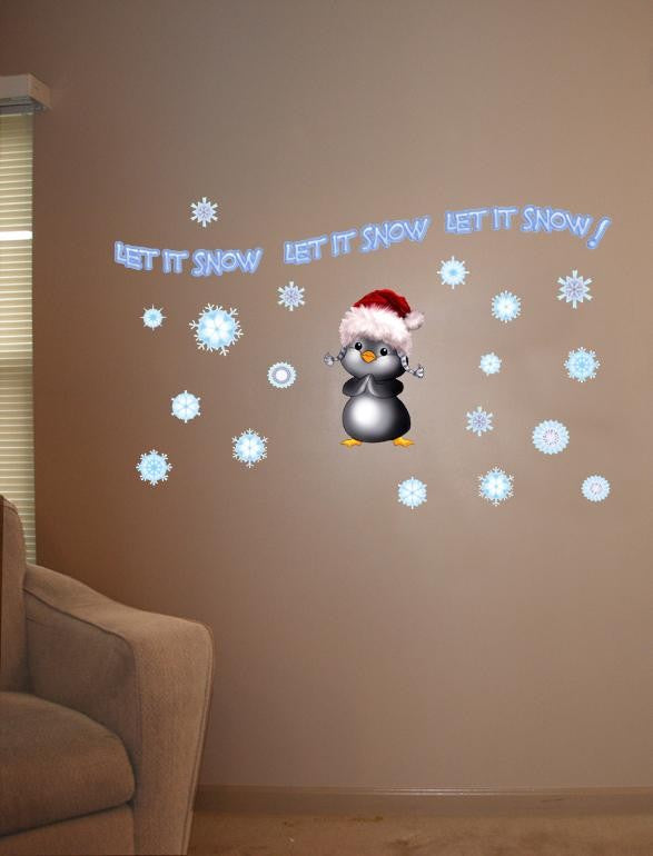 Murals2Go "Let It Snow!" Wall Decals