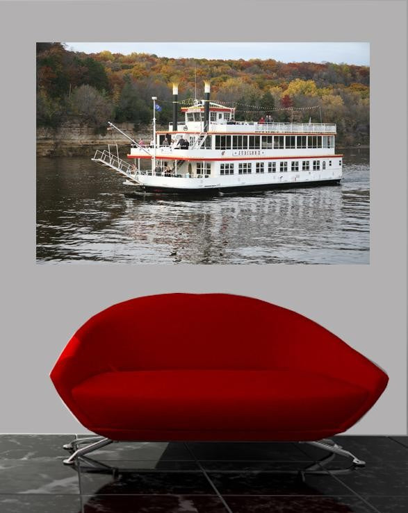 Reimer Riverboat III Glossy Poster