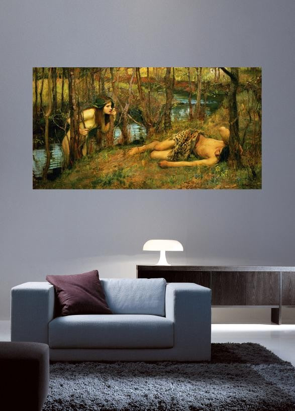 Waterhouse "The Naiad" (1893) Wall Decal