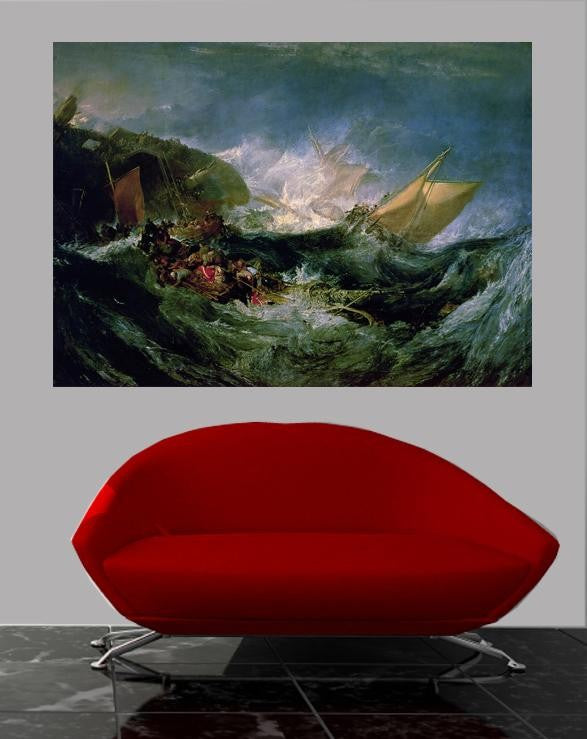 Turner "Wreck of a Transport Ship" Wall Decal