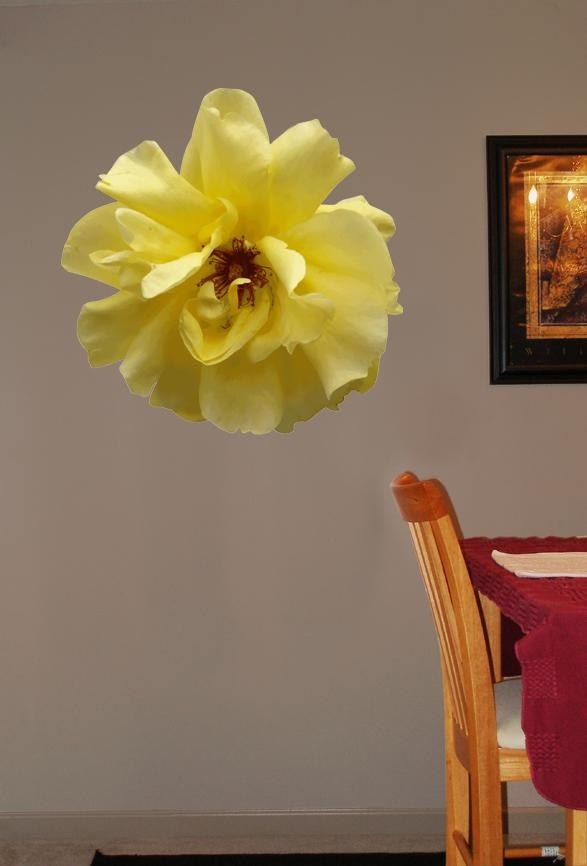 Sumerlin Yellow Rose Wall Decal Cutout