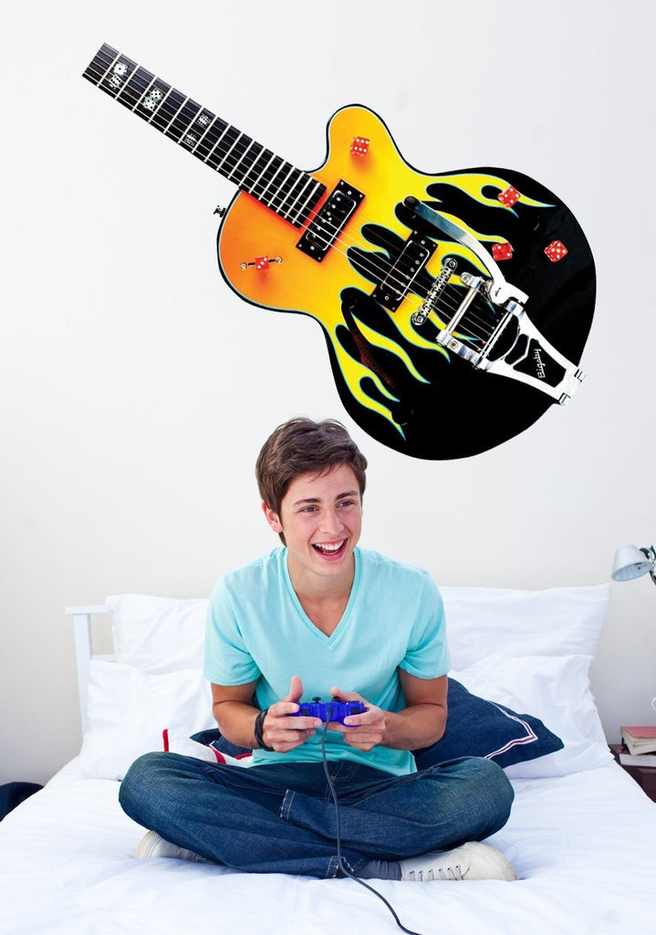 Evans Guitar III Wall Decal