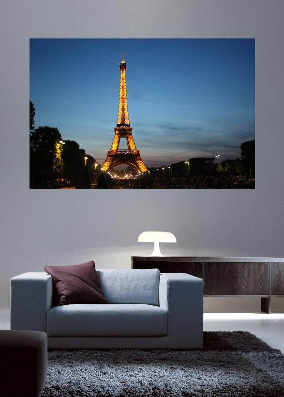 Wilcox "Paris France Eiffel Dusk" Wall Decal