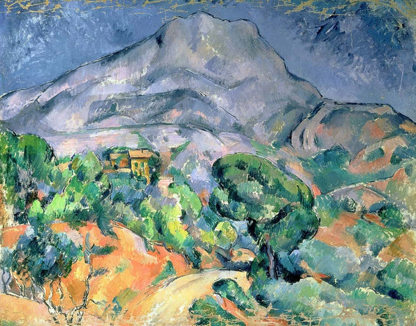 Cezanne "Mont Sainte-Victoire" (1900) Glossy Poster