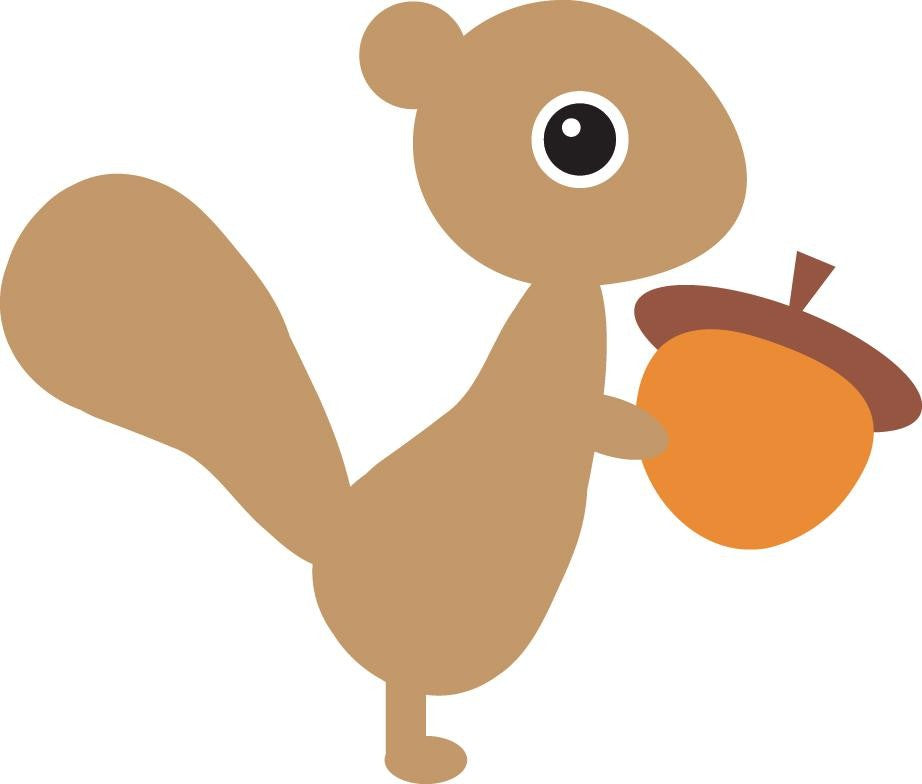 Bui Squirrel Wall Decal Cutout