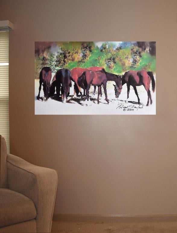 Tymeless Wonders Mustangs - I Glossy Poster