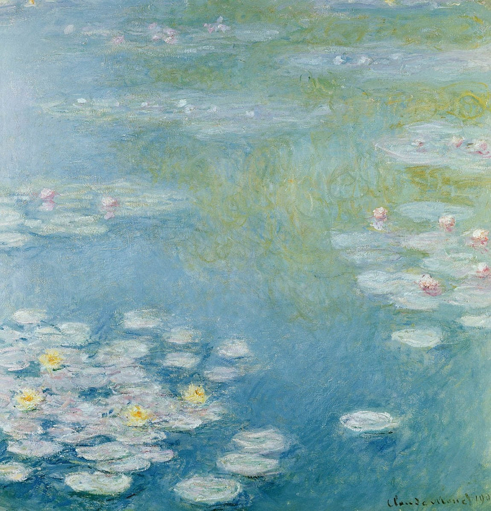 Monet "Nympheas at Giverny" (1908) Glossy Poster