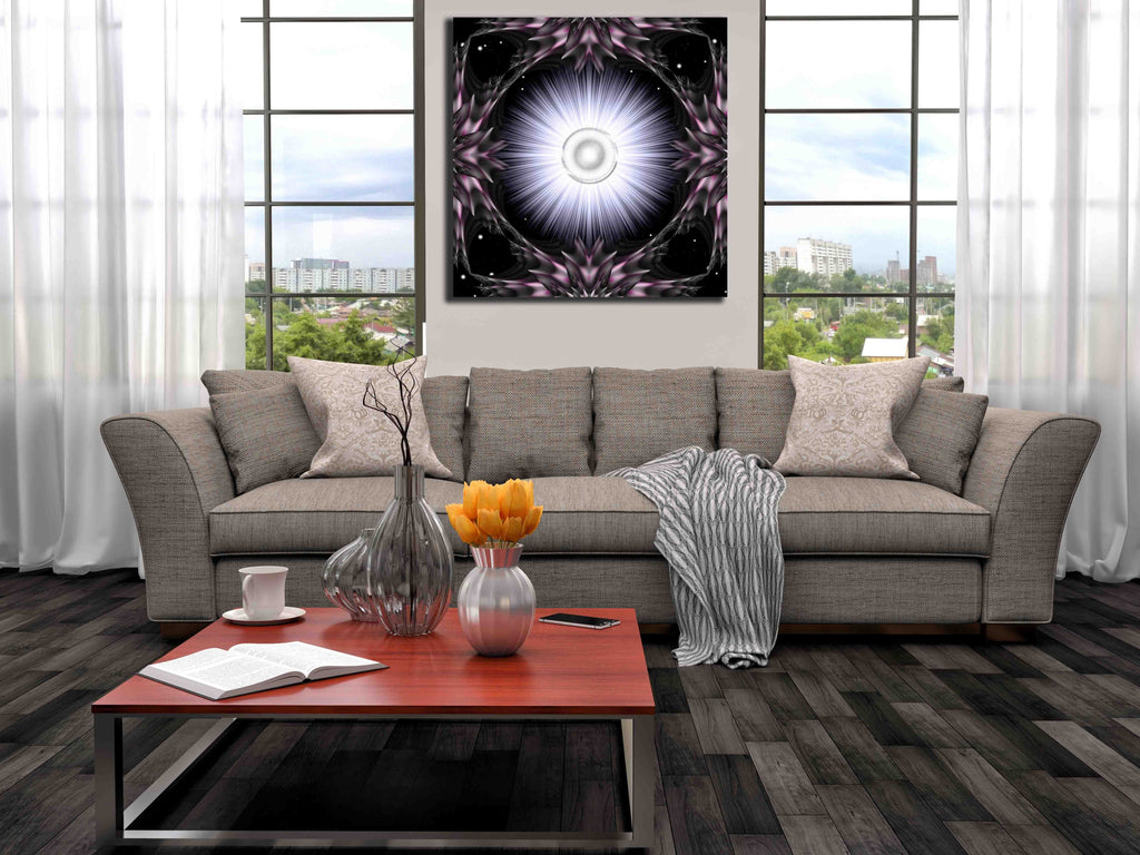 Xzendor7 "Garden of Light" Canvas Installed