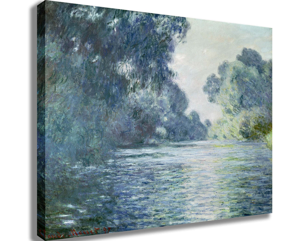 Monet "Branch of the Seine Near Giverny" (1897) Canvas Printed