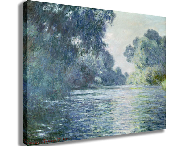Monet "Branch of the Seine Near Giverny" (1897) Canvas Printed
