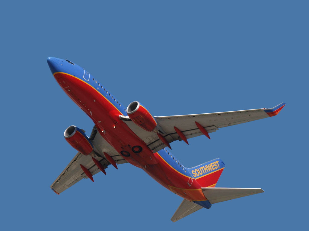 Chibi Southwest 737 Flyover Wall Decal