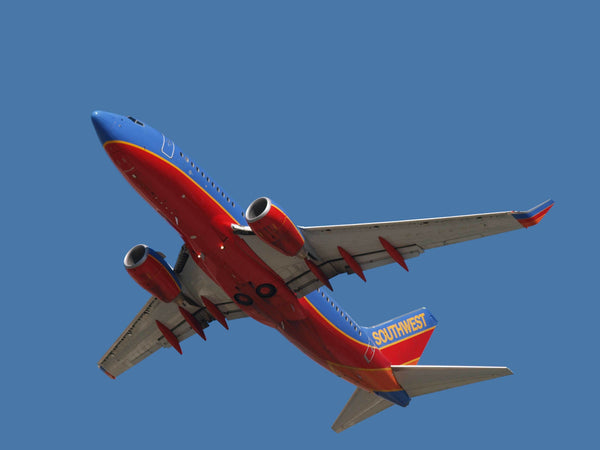 Chibi Southwest 737 Flyover Wall Decal