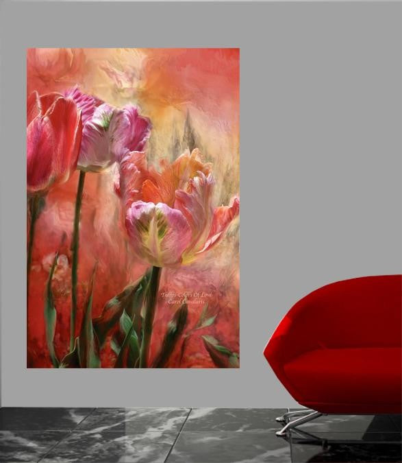 Cavalaris "Tulips-Colors Of Love" Glossy Poster
