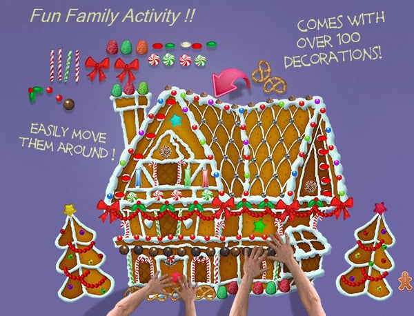 Murals2Go "Decorate Me!" Gingerbread House Wall Decals