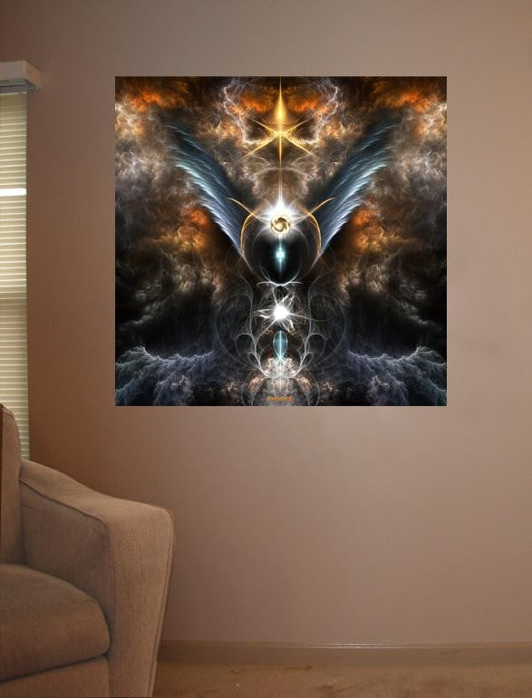 Xzendor7 "Mystic Fire" Glossy Poster